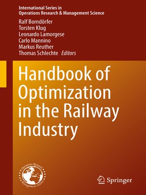 cover image of Handbook of Optimization in the Railway Industry